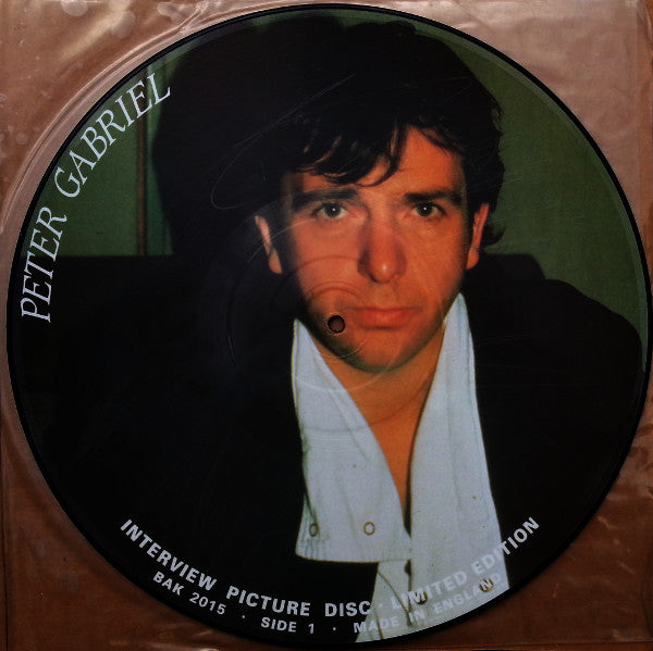 PETER GABRIEL - Interview Picture Disc
