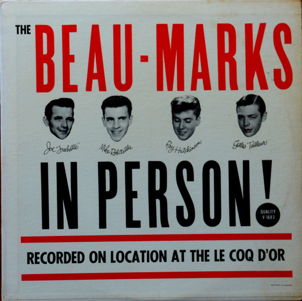 THE BEAU-MARKS - In Person!