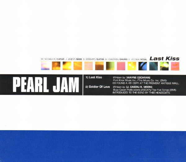 PEARL JAM - Last Kiss
